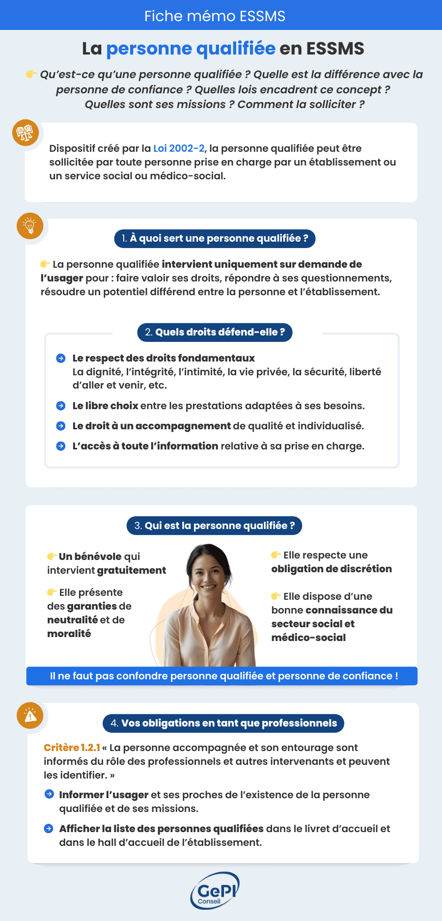 Personne qualifiée fiche mémo Personne qualifiée